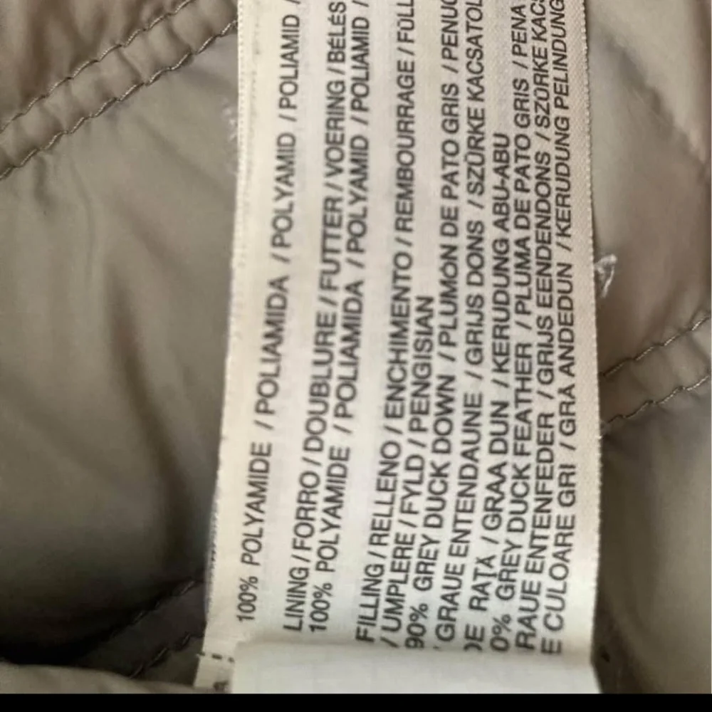 Mango lightweight down filled jacket - Taupe- size S - Picture 6 of 6